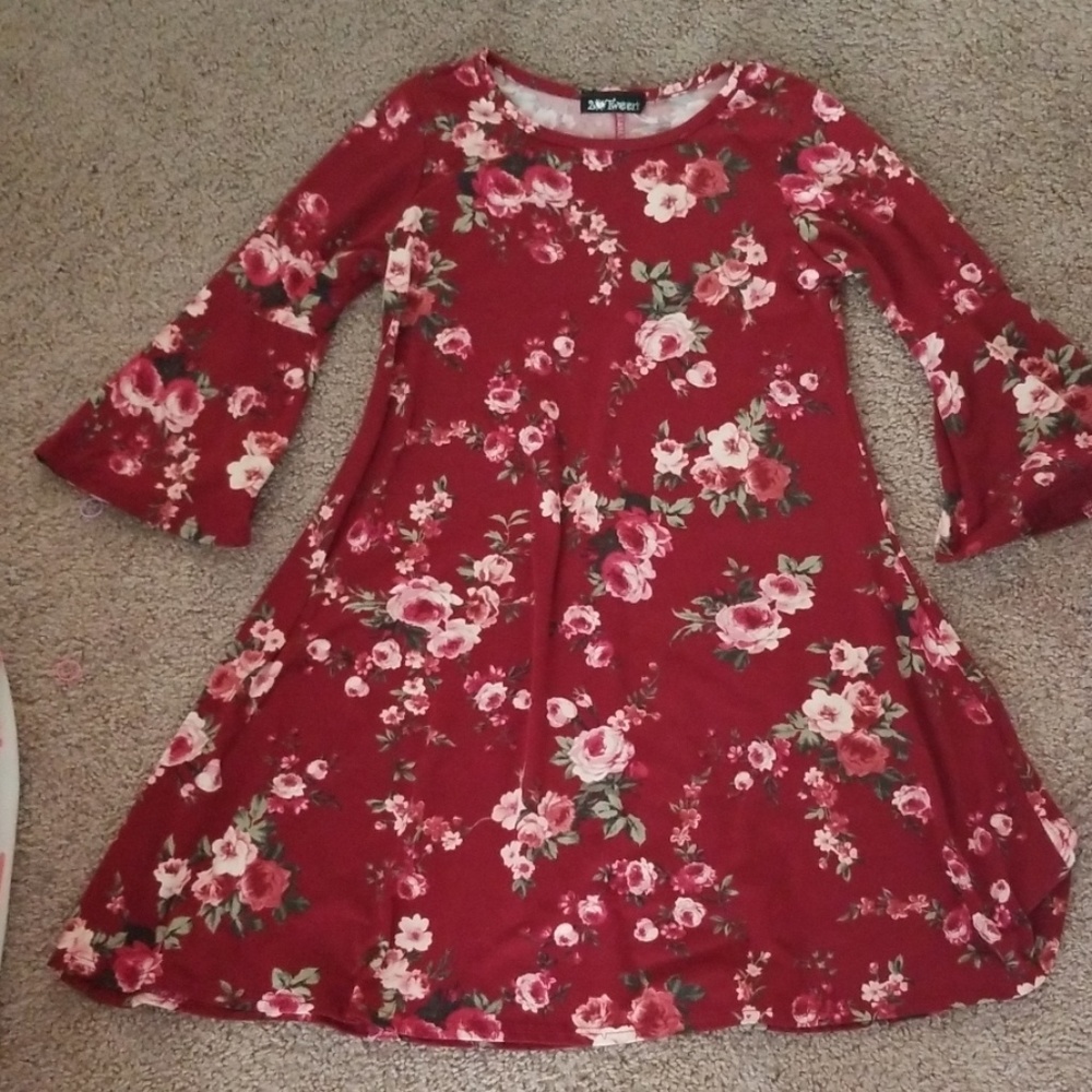A red dress